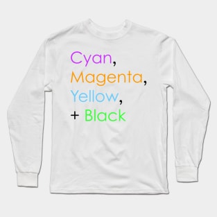 color blind graphic design Long Sleeve T-Shirt